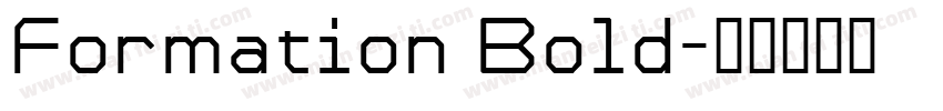 Formation Bold字体转换
